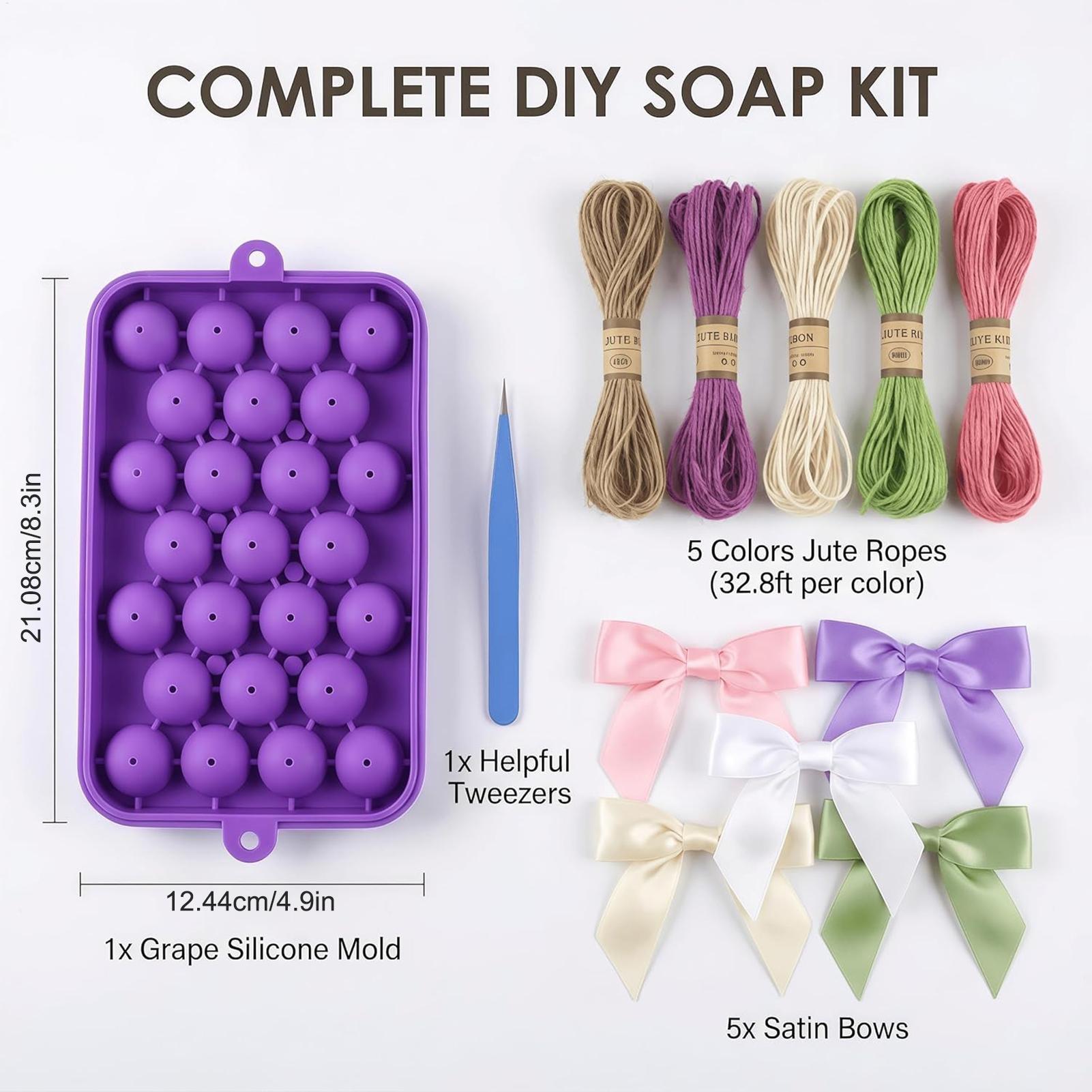 DIY Soap Making Kit Grape Soap - Soap Making Kit For Beginners 评论和价格