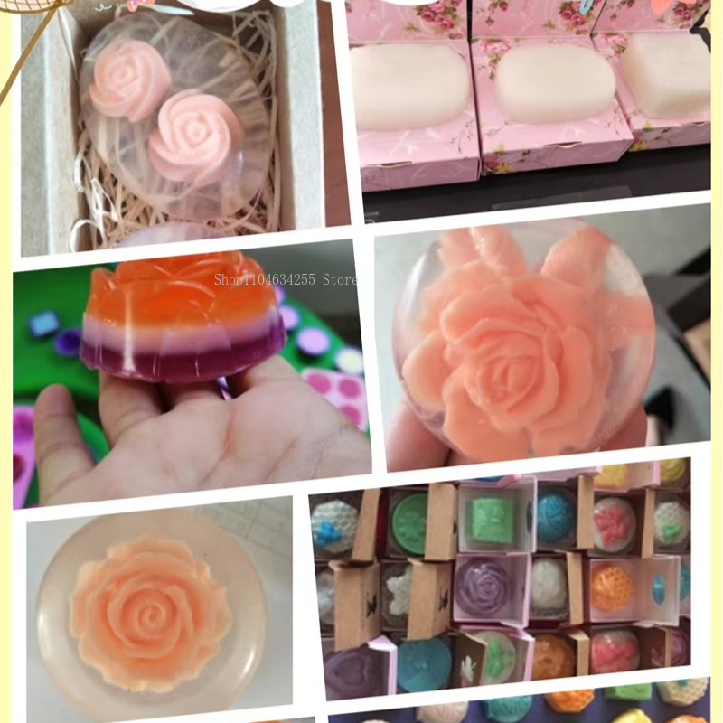500g/bag Transparent/milky Whi - Soap Making Diy Kit 评论和价格