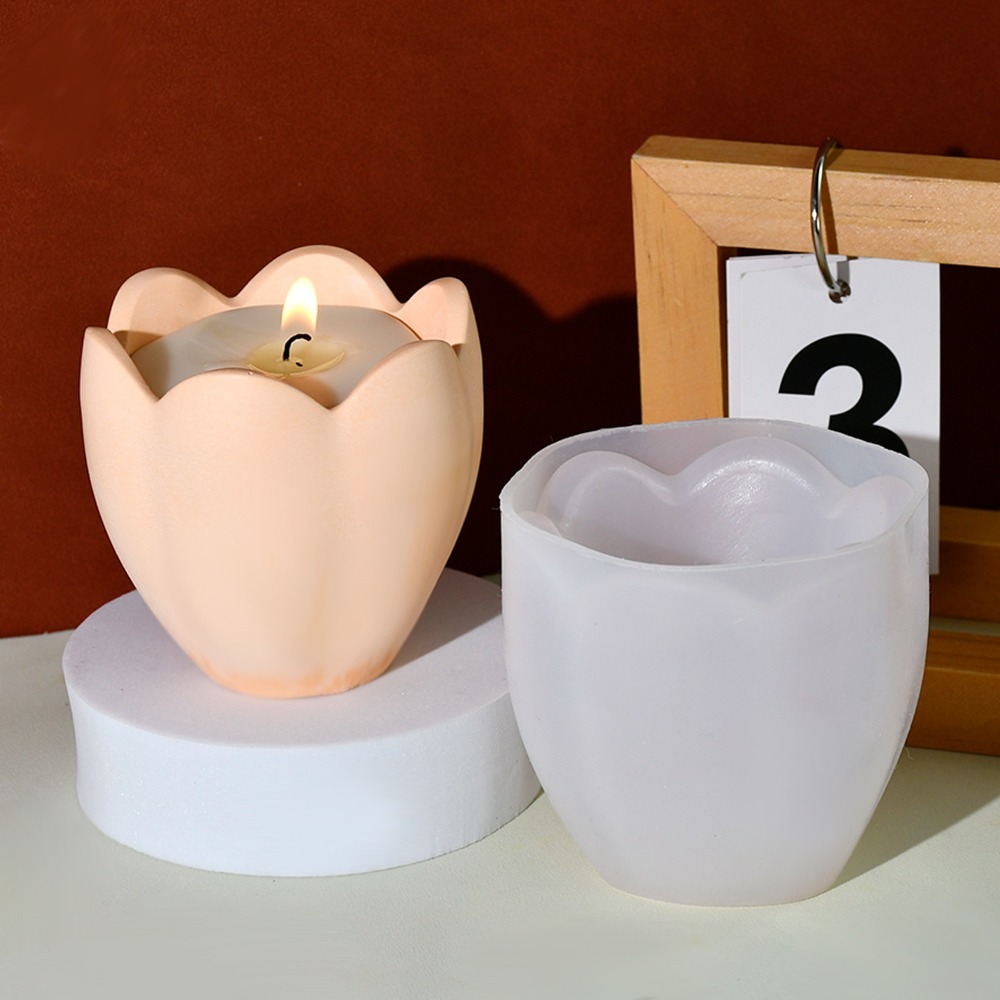 Tulip Candle Holder Silicone M - Soap Making Gifts 评论和价格
