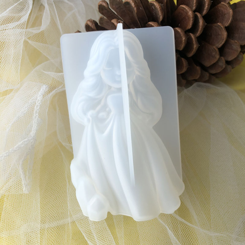 3D Cute Princess Silicone Cand - Soap Making Ins 评论和价格