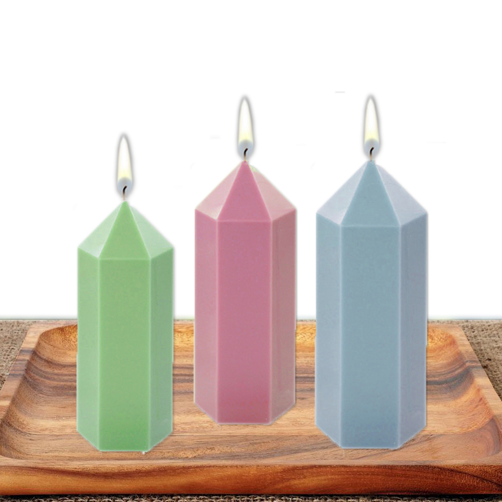 3D Hexagonal Column Candle Mol - Soap Making Kit For Beginners 评论和价格