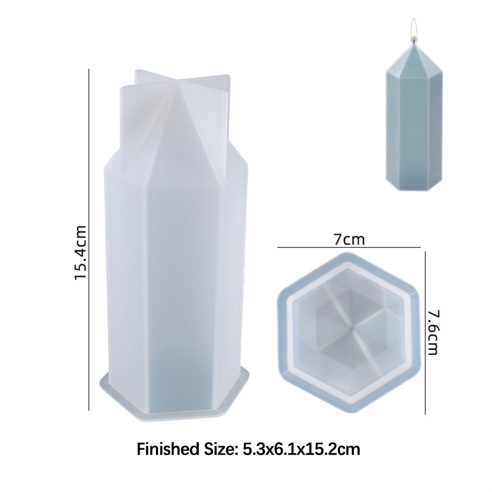 3D Hexagonal Column Candle Mol - Soap Making Kit For Beginners 评论和价格
