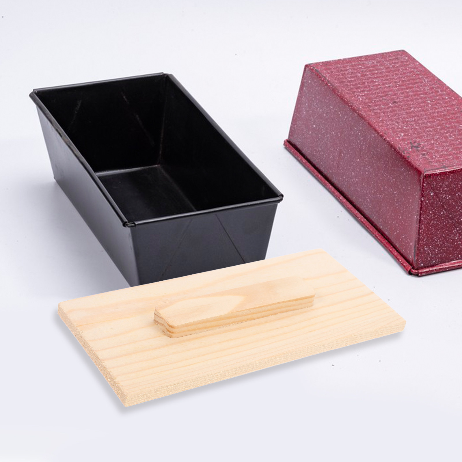 4Pcs Wooden Rectangular Soap M - Soap Making Diy Kit 评论和价格