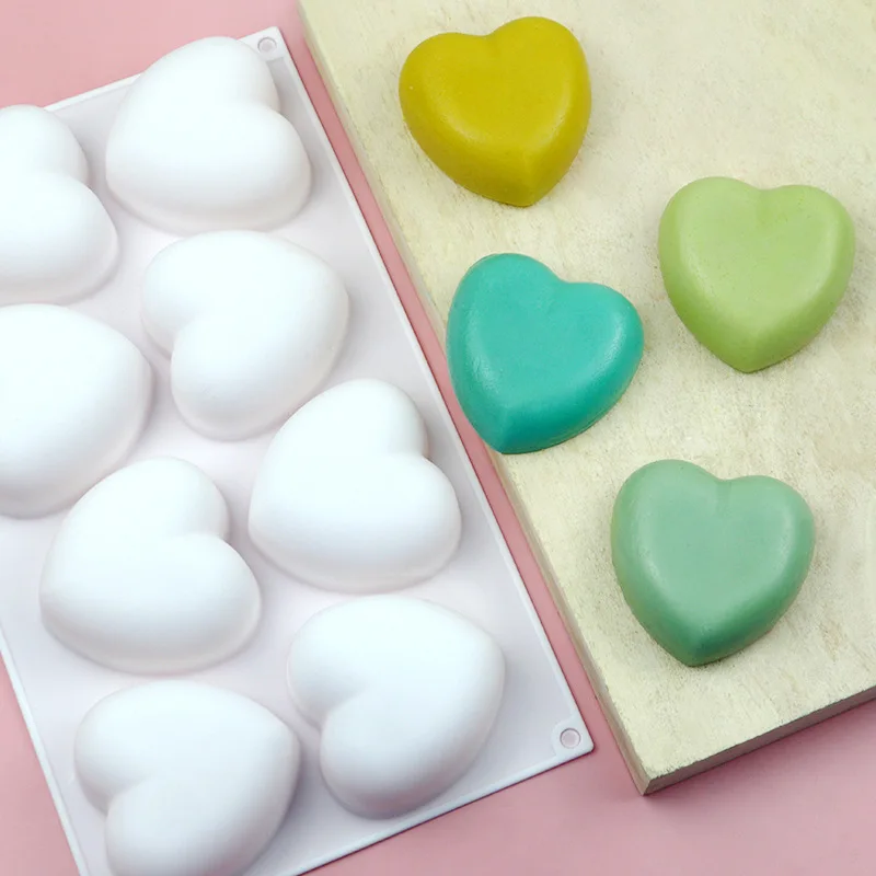 Love Heart Silicone Soap Mold  - Soap Making Kit For Beginners 评论和价格