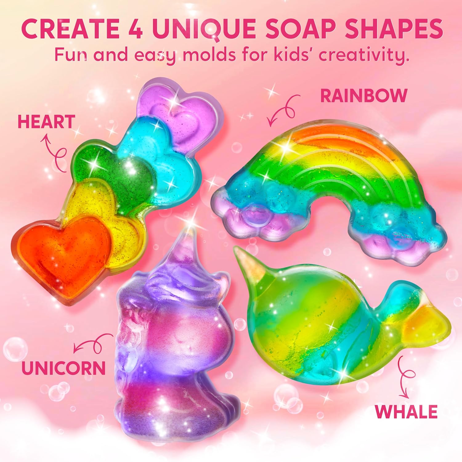 JOYFY Unicorn Soap Making Kit  - Soap Making Gifts 评论和价格