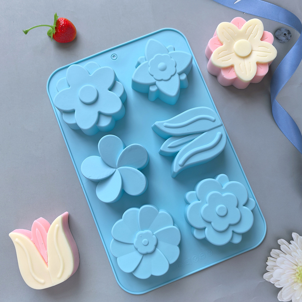 kinds Flower Silicone Molds Di - Soap Making Kit For Beginners 评论和价格