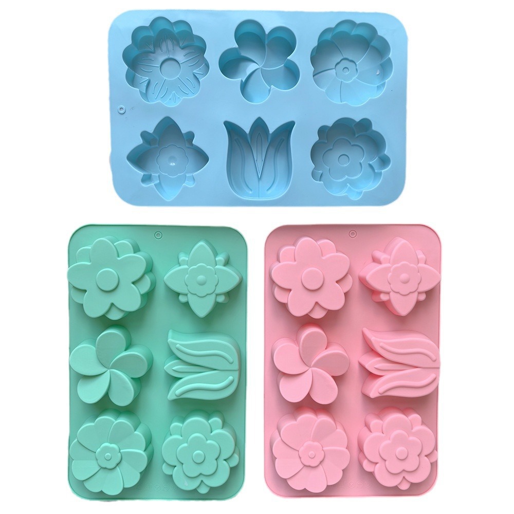 kinds Flower Silicone Molds Di - Soap Making Kit For Beginners 评论和价格