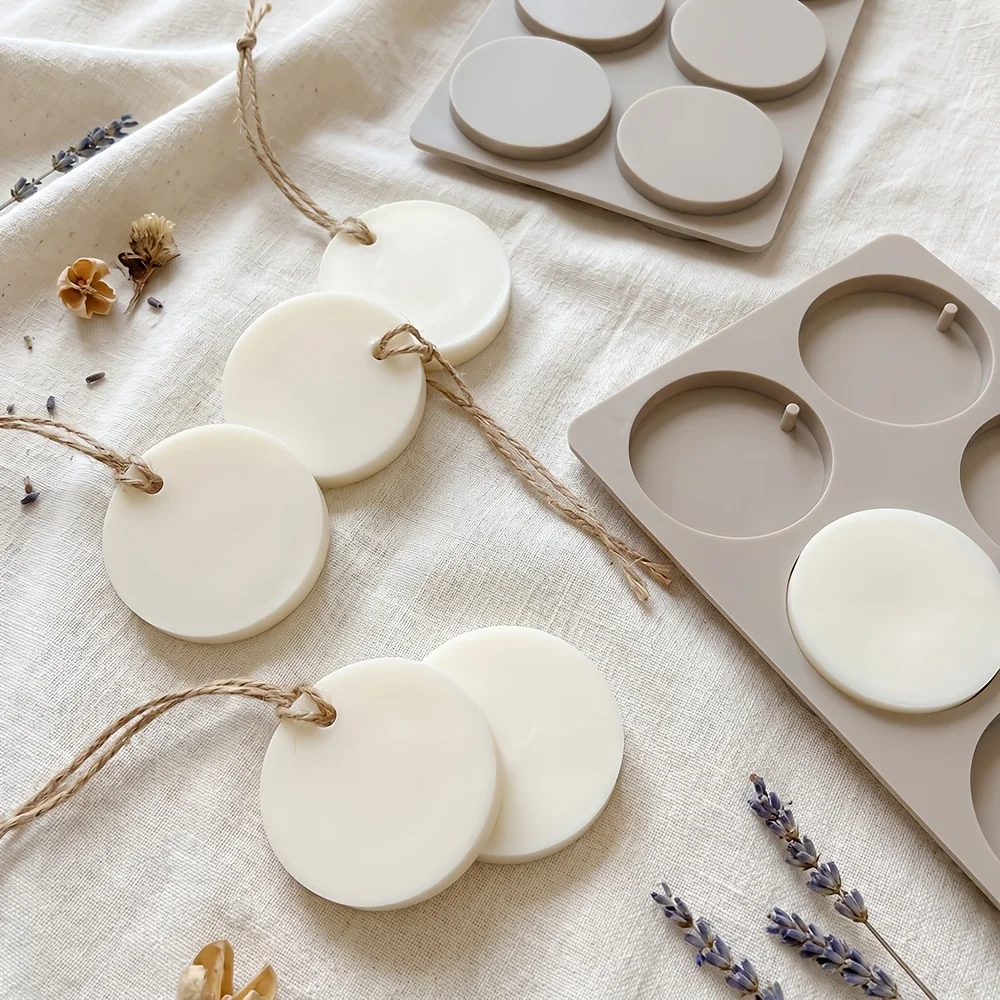 1Pc 6-Cavity Round Tag Silicon - Soap Making Instructions 评论和价格