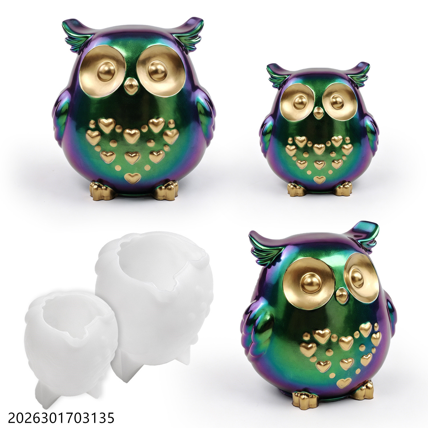 Owl Silicone Mold 3D Bird Shap - Soap Making Ins 评论和价格